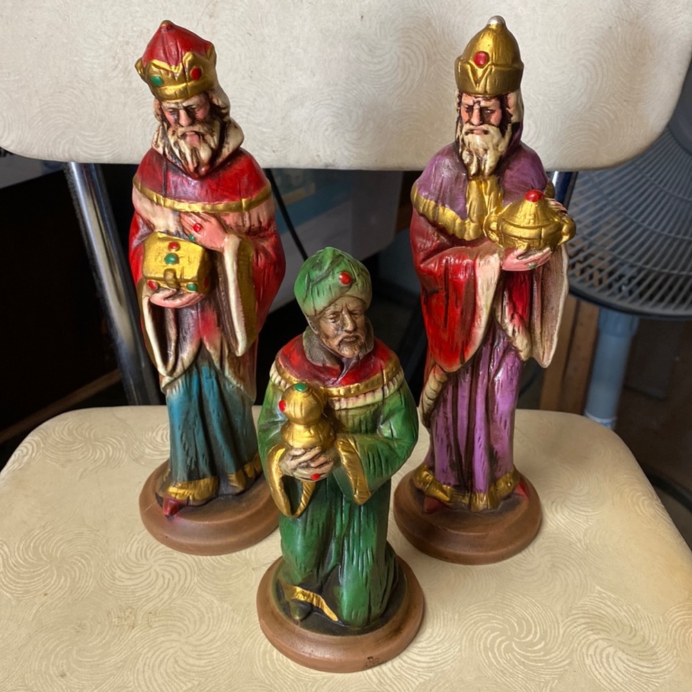 Vintage RB Japan three kings wisemen set